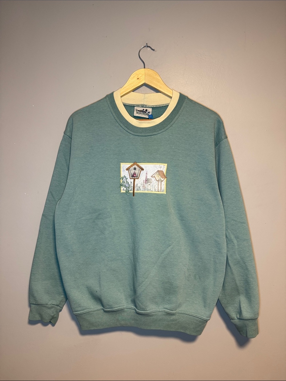 Vintage Northern Reflections Birdhouse Crewneck / 90s / Large
